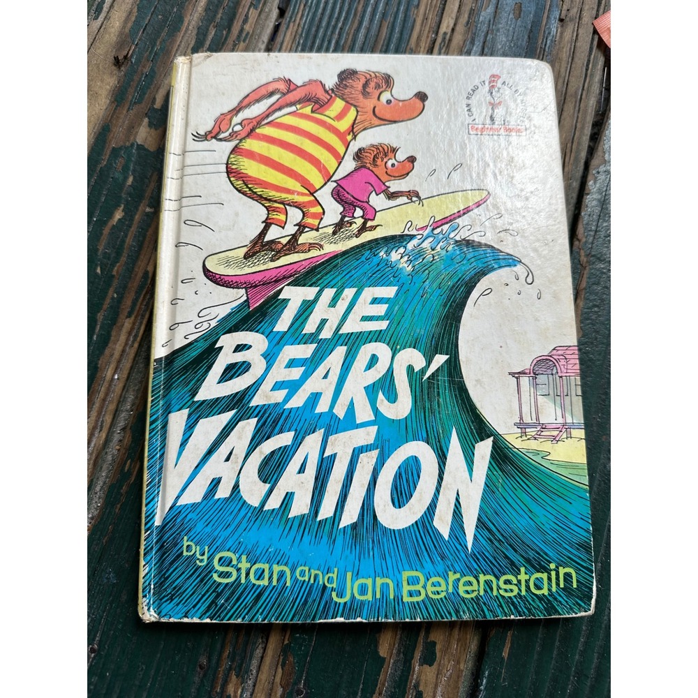 The Bears Vacation Berenstain Bears Hardcover Book 1968 Stan Jan Berenstain